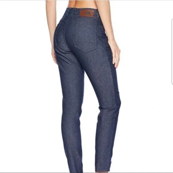 The North Face Denim - The North Face Tungsted Urban Blue Pants Jeans Lightweight Straight Womens Sz 2